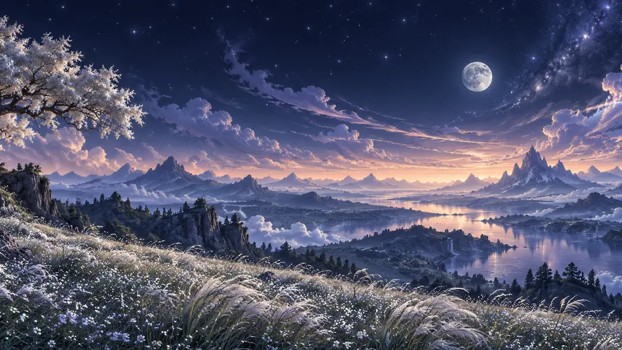 Moonveil theme wallpaper